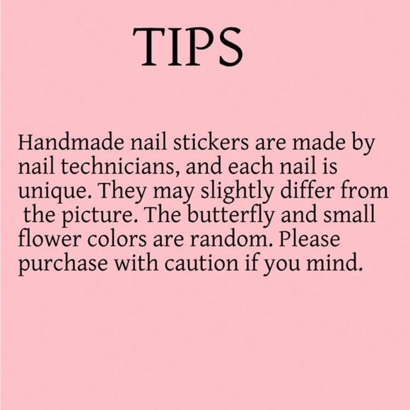 Pink and White Floral Pressed On Nail Set - Picture 7 of 7